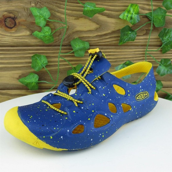 KEEN Boys Gladiator Shoes‎ Sandal Blue Synthetic Drawstring Size Y 4 Medium - Picture 1 of 8